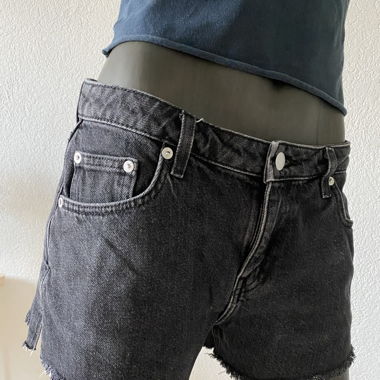 Pantalon en jean court