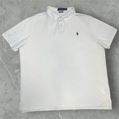 weißes polo ralph lauren polo shirt