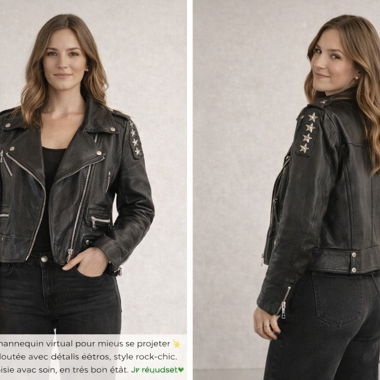 Perfecto in pelle nera – stile biker vintage