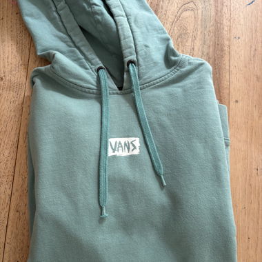 Sweat à capuche Vans vert