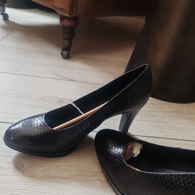 Black high heels