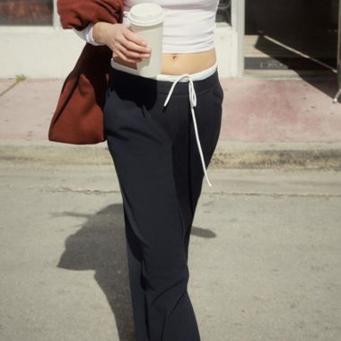 Wide legged work trousers 