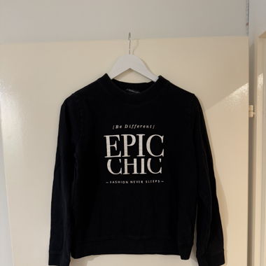 Casual Black Sweater