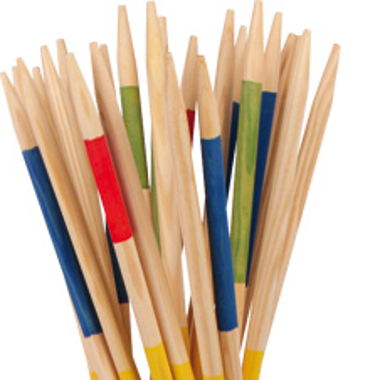 Mikado 75 cm en bois ( diamètre env. 1,5 cm )