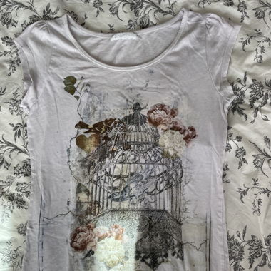 Baroque bird shirt