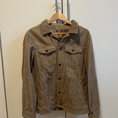 veste en velours côtelé