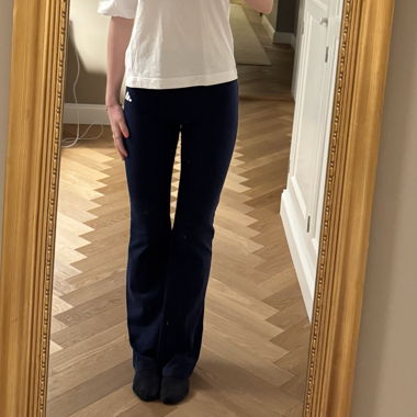 Adidas flared sport leggings navy