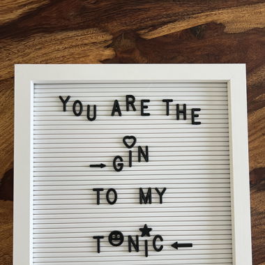 Letterboard Tonic