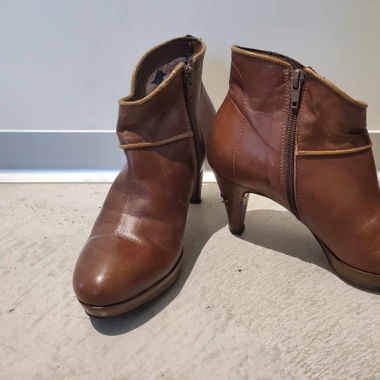Bottines en cuir "Barbara Renzi"