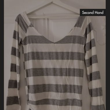 Dünner, gestreifter Pulli
