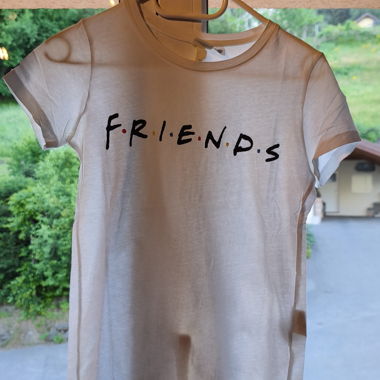 T-shirt H&M Friends bianco
