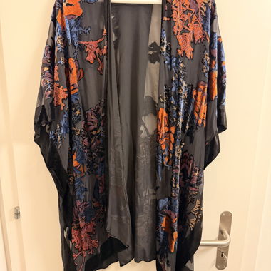 Transparent Floral Kimono