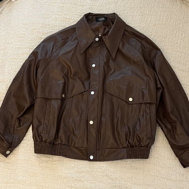 Braune Jacke