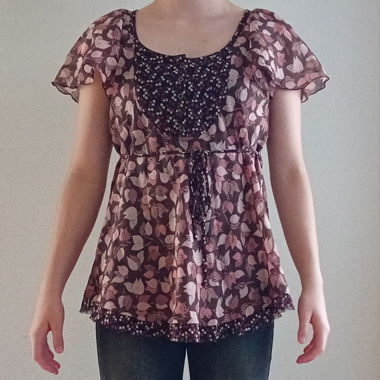 Autumn dress top
