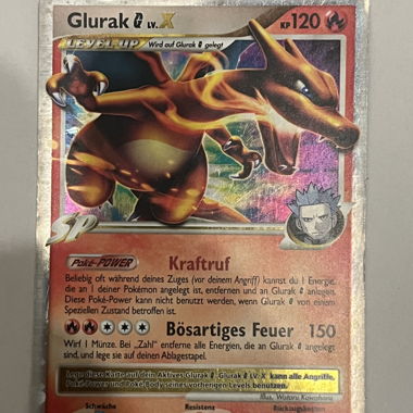 Pokémon Glurak G LV.X DP45 Original Holo