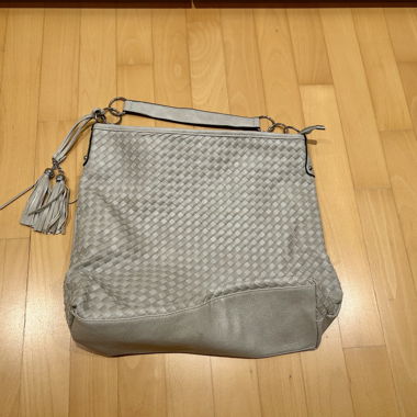 Borsa a tracolla grigia