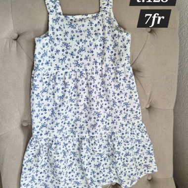 Ärmelloses Blumenkleid