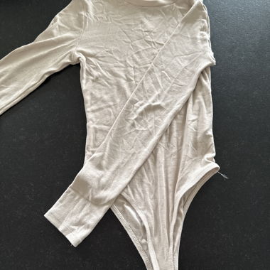 Body en coton beige