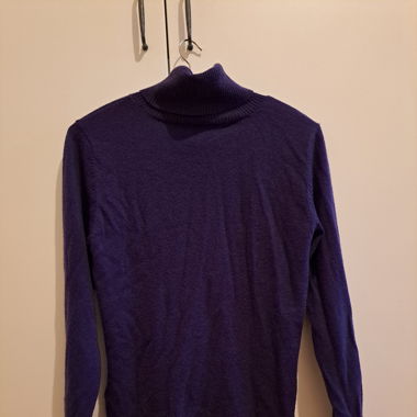 Rollkragenpullover BRAX violett Merino Cashmere
