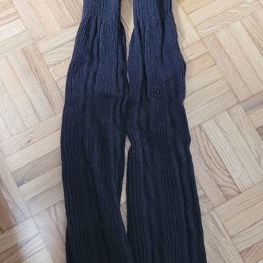 Brown Knit Gaiters