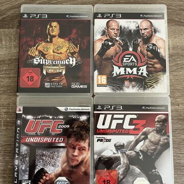 4 x PS3 Fighting Videospiele