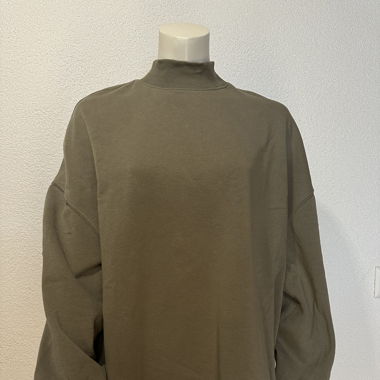 Oversized Sweatshirt mit Stehkragen