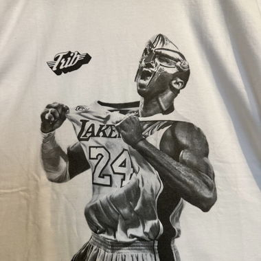 T-shirt Kobe Bryant et MF Doom blanc Taille S