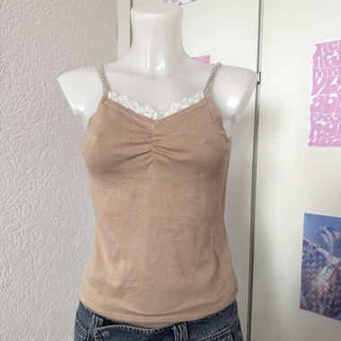 Top débardeur à sequins (S)