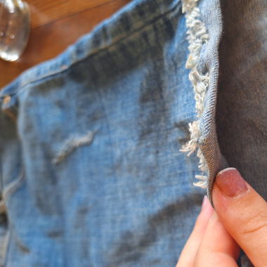 highwaist Jeansshorts 