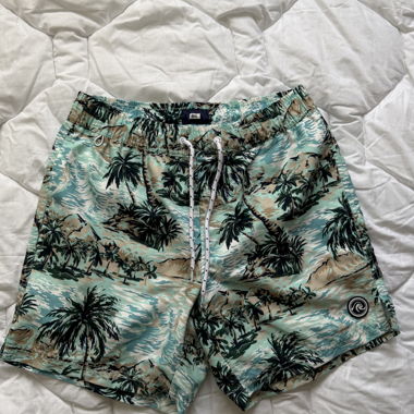 Costume da bagno con stampa di palme