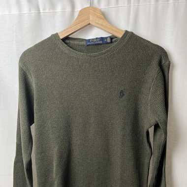 Pull Ralph Lauren vert kaki 