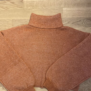 Orange Knitted Sweater 
