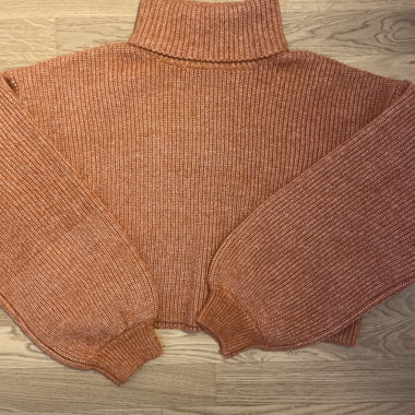 Orange Knitted Sweater 