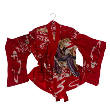 Vintage Red Kimono