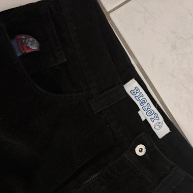 Pantaloni Neri Polar Big Boy