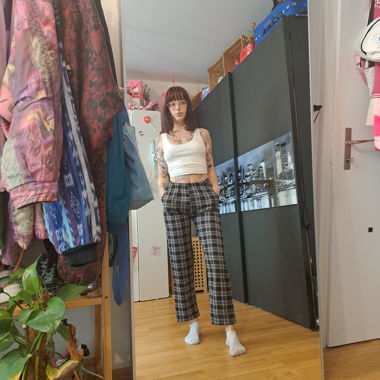 Karierte Hosen
