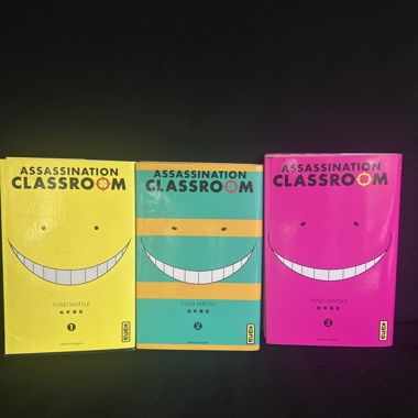 Assassination classroom tome 1,2 et 3 