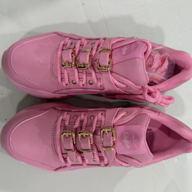 Sneakers Buffalo x Hoermasender con dettagli dorati