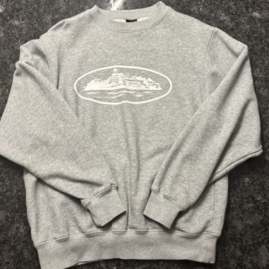 Sweat Corteiz OG Alcatraz Gris Chiné (négociable)
