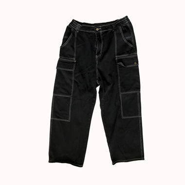 Jean cargo noir