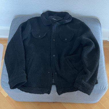 Giacca sherpa Brave Soul nera - taglia XL