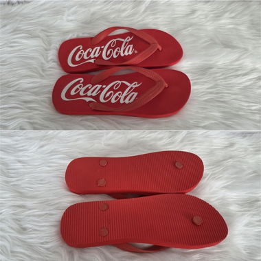 Red Coca-Cola Flip Flops
