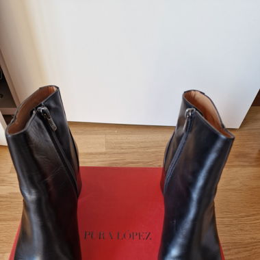 Bottines noires Pura Lopez
