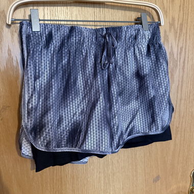 Black and White Sports Shorts