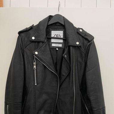 Oversized Leather Jacket