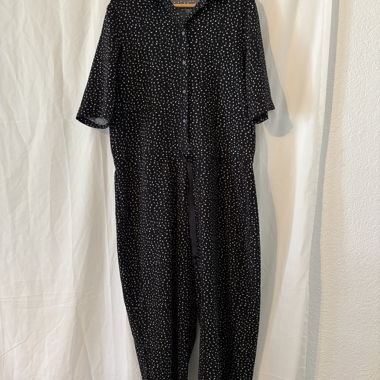 Black/white jumpsuit
