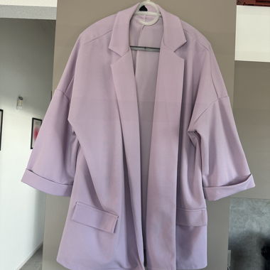 Lila Blazerjacke