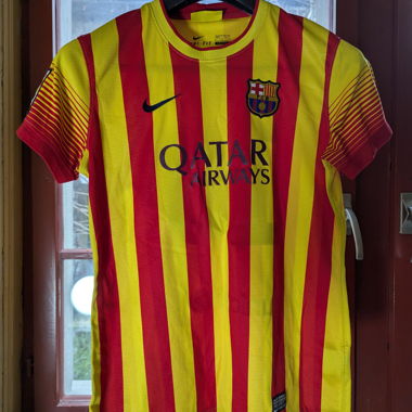 Nike FC Barcelona 2013/14 Senyera Jersey"VALE 10"M