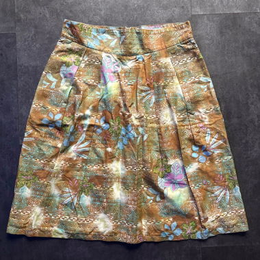 Gonna Mini Floreale Multicolore « MADE IN FRANCE »