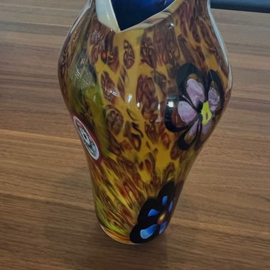 Vaso decorativo in vetro